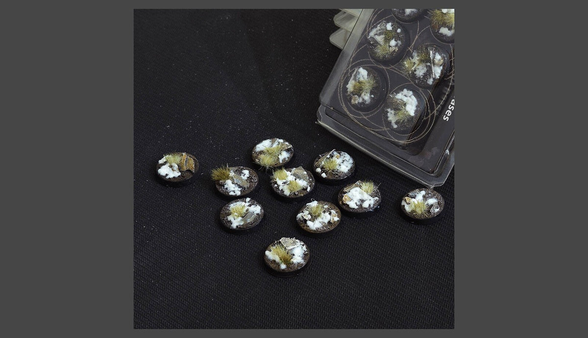 Winter Bases Round 25mm (x10)