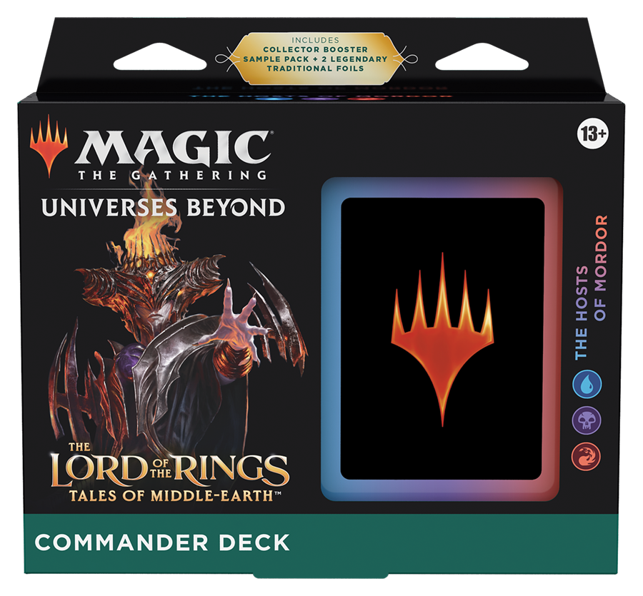 The Lord of the Rings: Tales of Middle-earth - Commander Decks Set The Hosts of Mordor