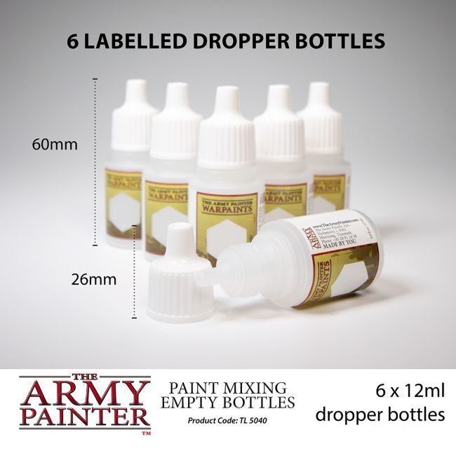 The Army Painter Tools: Paint Mixing Empty Bottles