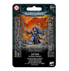 Warhammer 40k 40000 Space Marines Captain In Gravis Armour