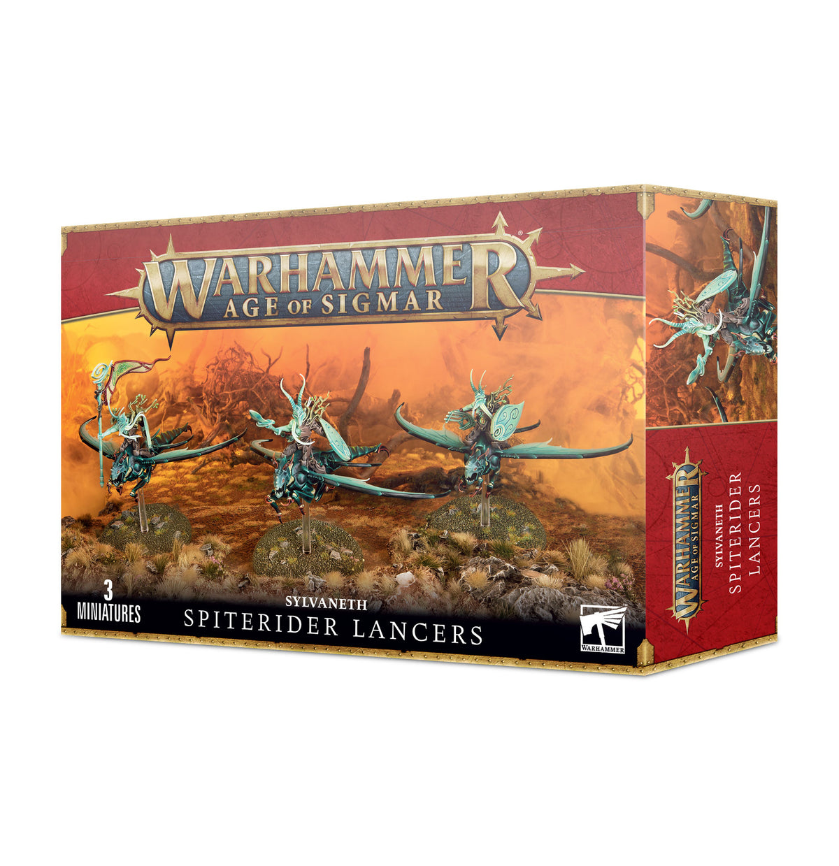 Warhammer age of Sigmar Sylvaneth: Spiterider Lancers