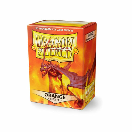 Dragon Shield - Box 100 Standard size - Orange MATTE