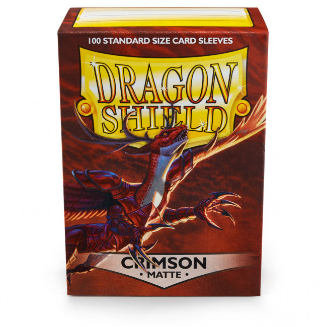 Dragon Shield - Box 100 Standard size - Crimson MATTE