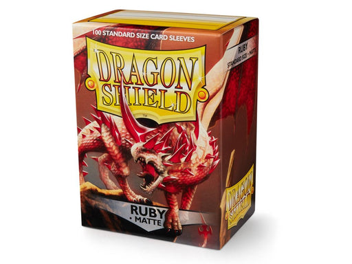 Dragon Shield - Box 100 Standard size - Ruby MATTE
