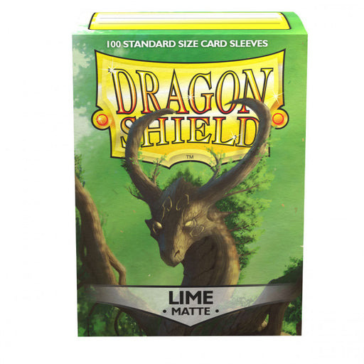 Dragon Shield - Box 100 Standard size - Lime MATTE