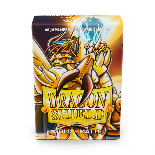 Dragon Shield - Box 60 Japanese size - Gold MATTE