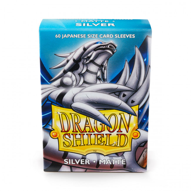 Dragon Shield - Box 60 Japanese size - Silver MATTE