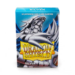 Dragon Shield - Box 60 Japanese size - Silver MATTE