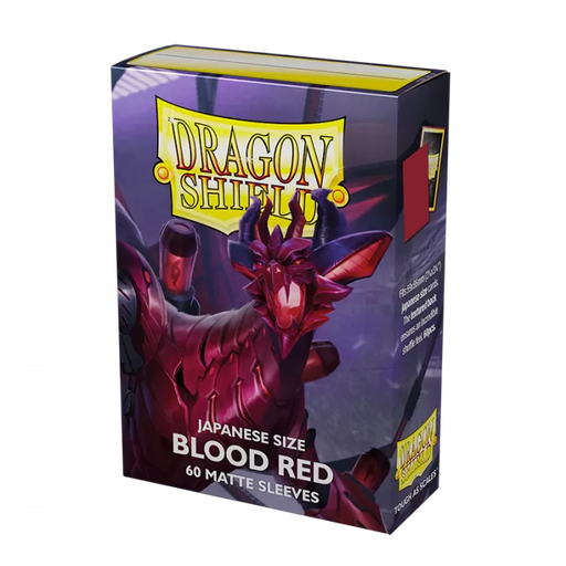 Dragon Shield - Box 60 Japanese size - Blood Red MATTE