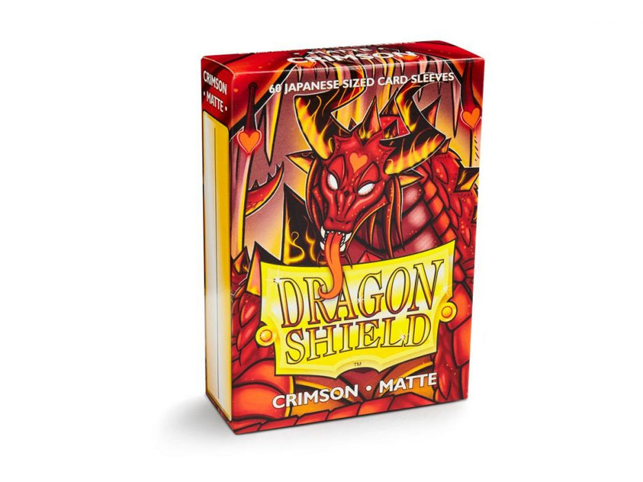 Dragon Shield - Box 60 Japanese size - Crimson MATTE