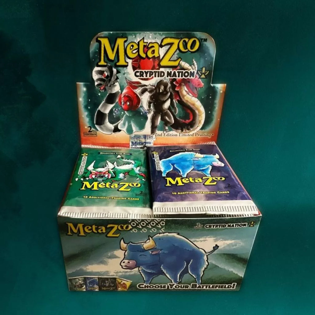 MetaZoo TCG Cryptid Nation 2nd Edition Booster Box | Cards by Lets Play MetaZoo TCG Cryptid Nation 2nd Edition Booster Box | Cards by Lets Play