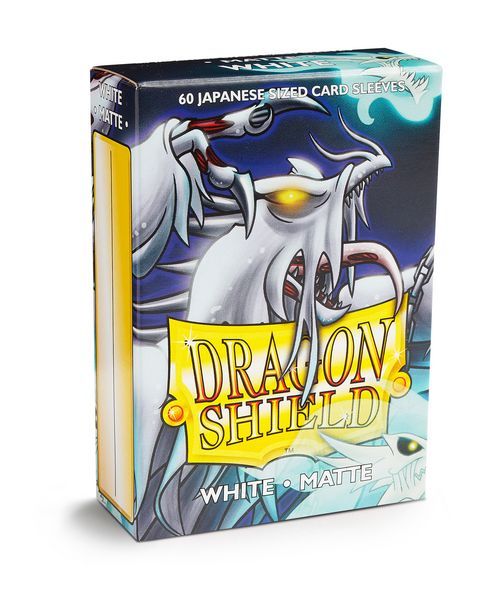 Dragon Shield - Box 60 Japanese size - White MATTE