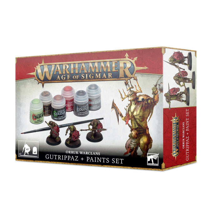 Warhammer Age of Sigmar Orruks + Paint Set
