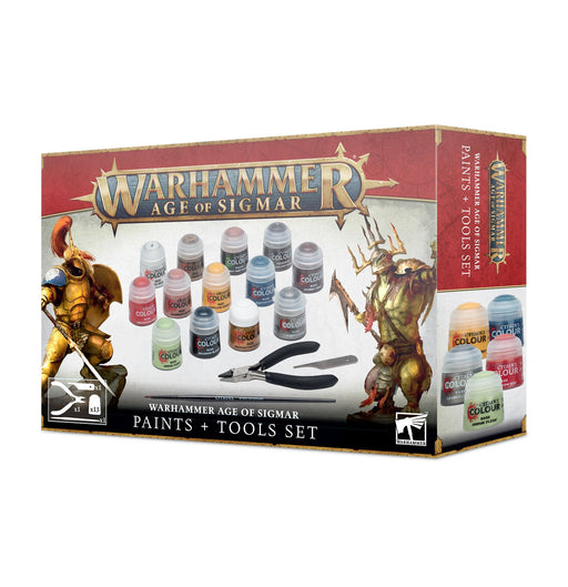 Wahammer Age of Sigmar Paints + Tools