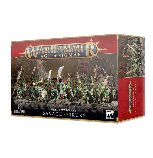 Warhammer Age of Sigmar Orruks Warclans: Savage Orruks