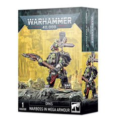 Warhammer 40k 40000 Orks: Ork Warboss In Mega Armour