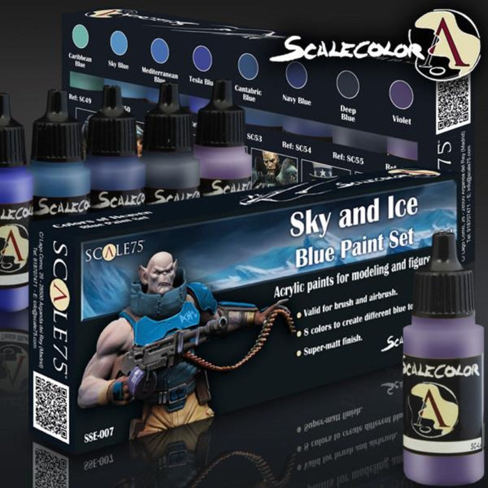 Scale 75 Scalecolor Sky and Ice Paint Set