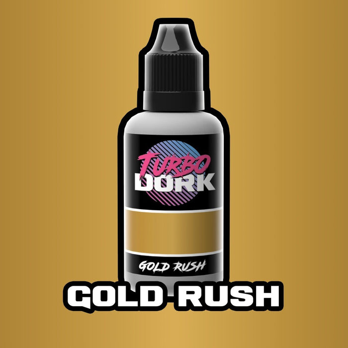 Turbo Dork Gold Rush Metallic Acrylic Paint 20ml Bottle