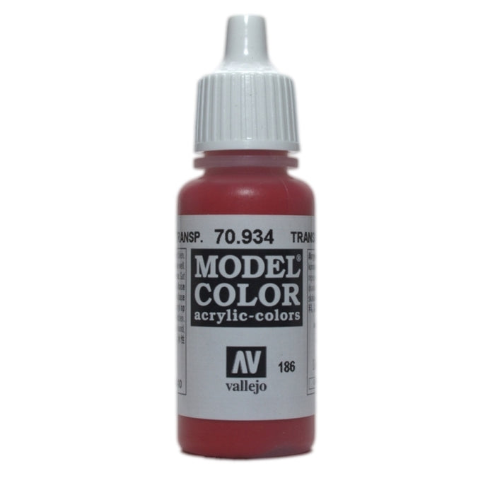 Vallejo Model Colour - Transparent Red 17 ml