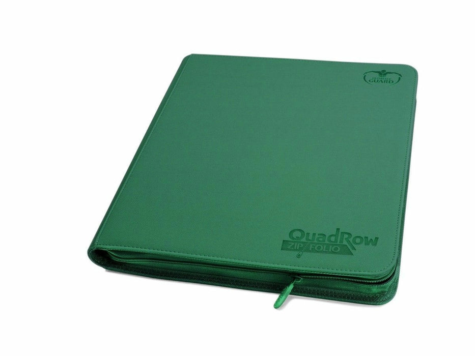 Ultimate Guard 12-Pocket QuadRow ZipFolio XenoSkin Green