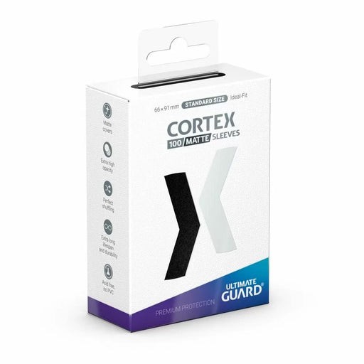 wargamerhub cortex matte sleeve 100 black