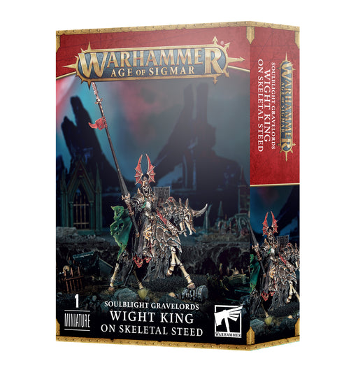 wargamershub age of sigmar Soulblight Gravelords Wight King on Skeletal Steed