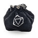 wargamershub velvet standing dice bag black